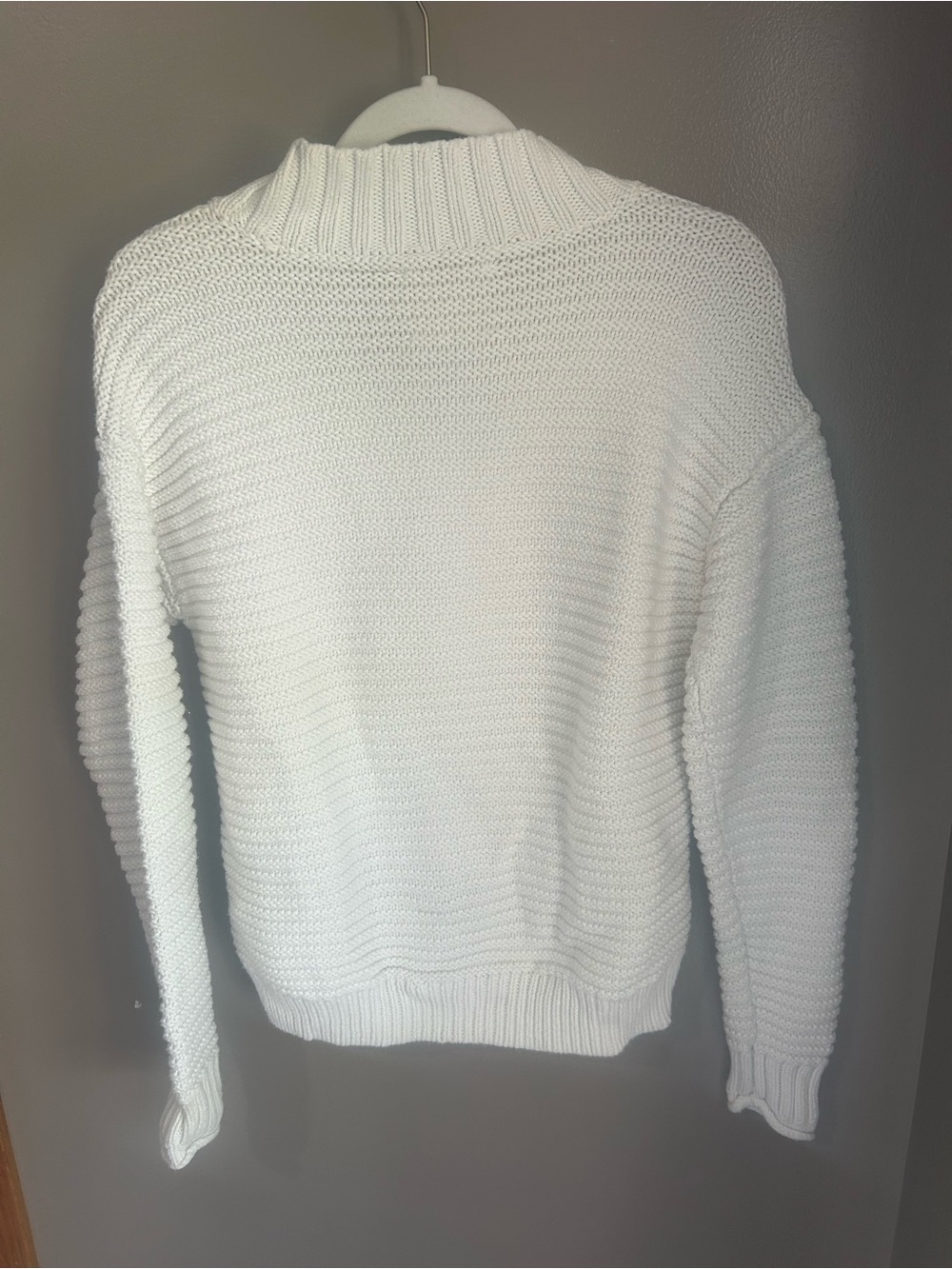 Textured Turtleneck - Lucky Brand - Ribbed Mock Neck Women's Sweater - Picture 13 of 14